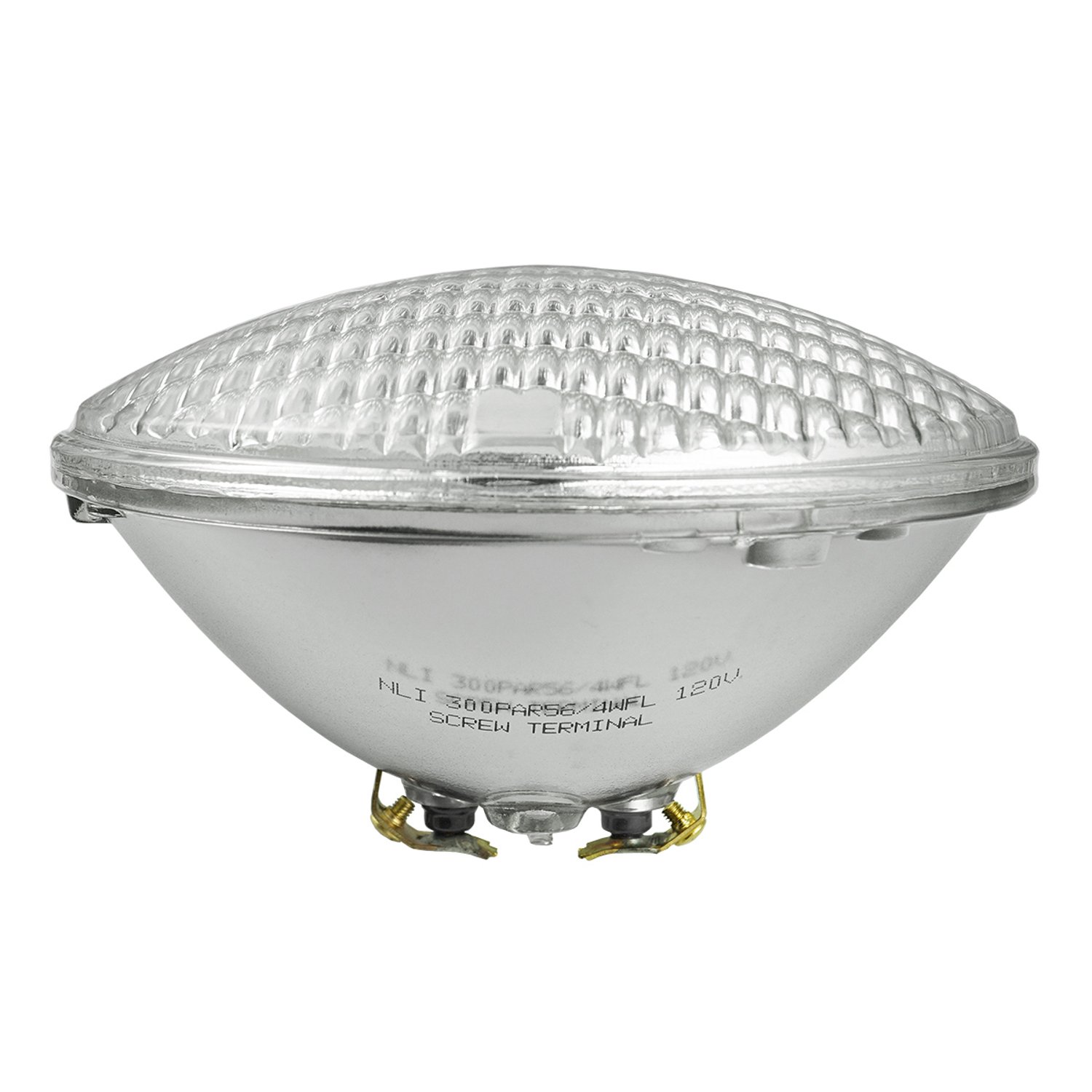 300PAR56/4WFL Sealed Beam Bulb 120V 300W Screw Terminals - 300PAR56/4WFL - Norman Lamps