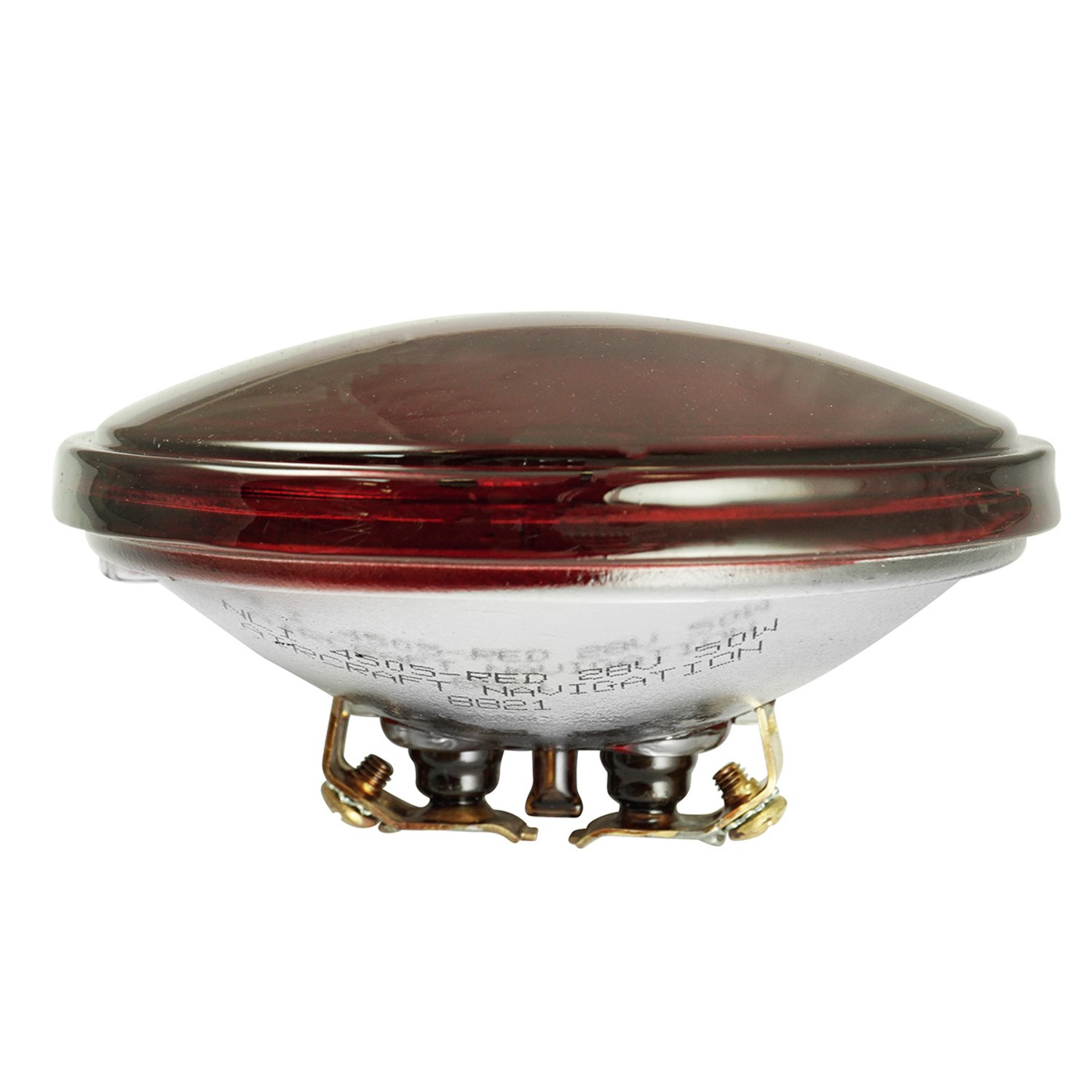 4505-RED 28V 50W Sealed Beam PAR36 Aviation Red - SB-4505-RED - Norman Lamps