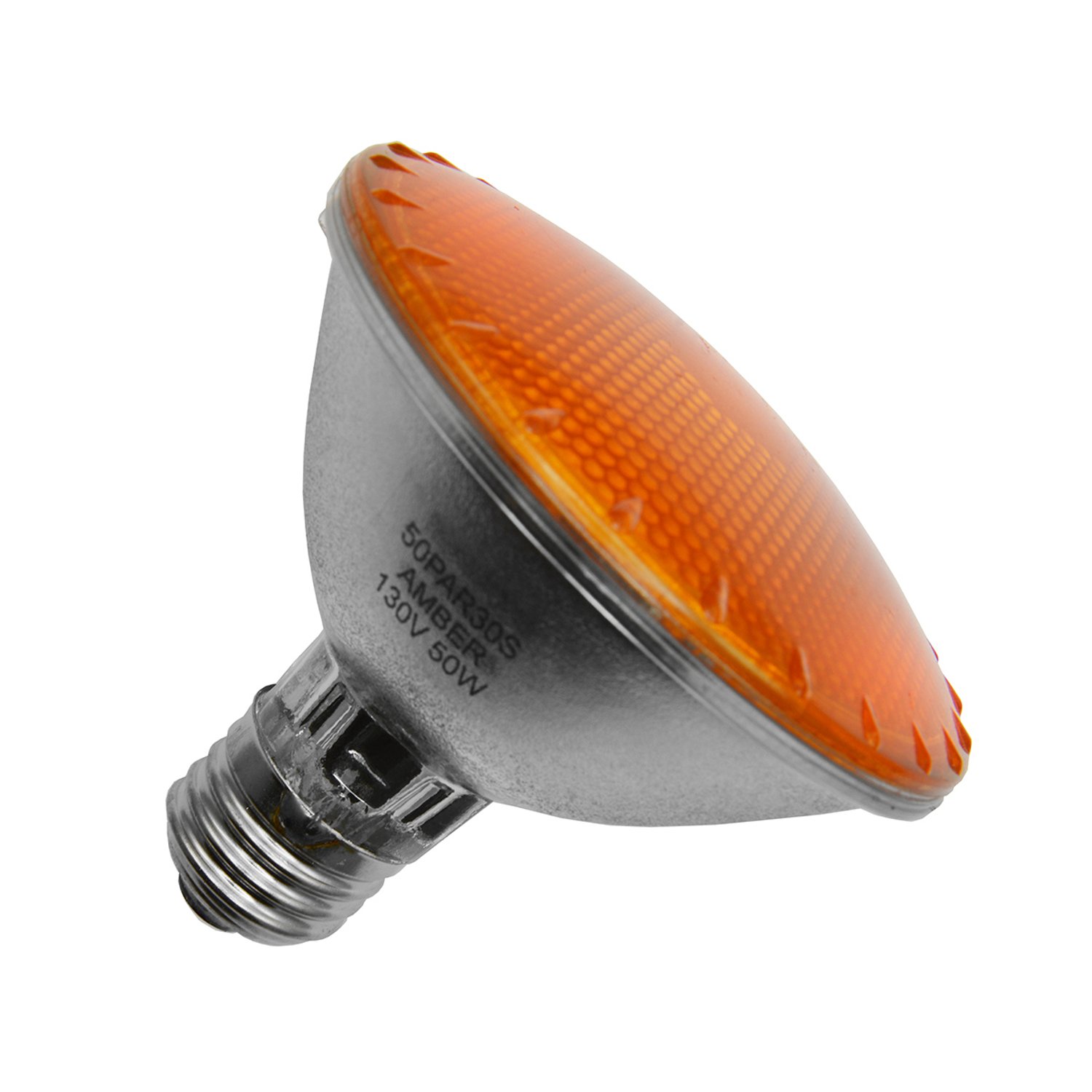 50PAR30S/AMBER Halogen PAR30 - 50PAR30S/AMBER - Norman Lamps