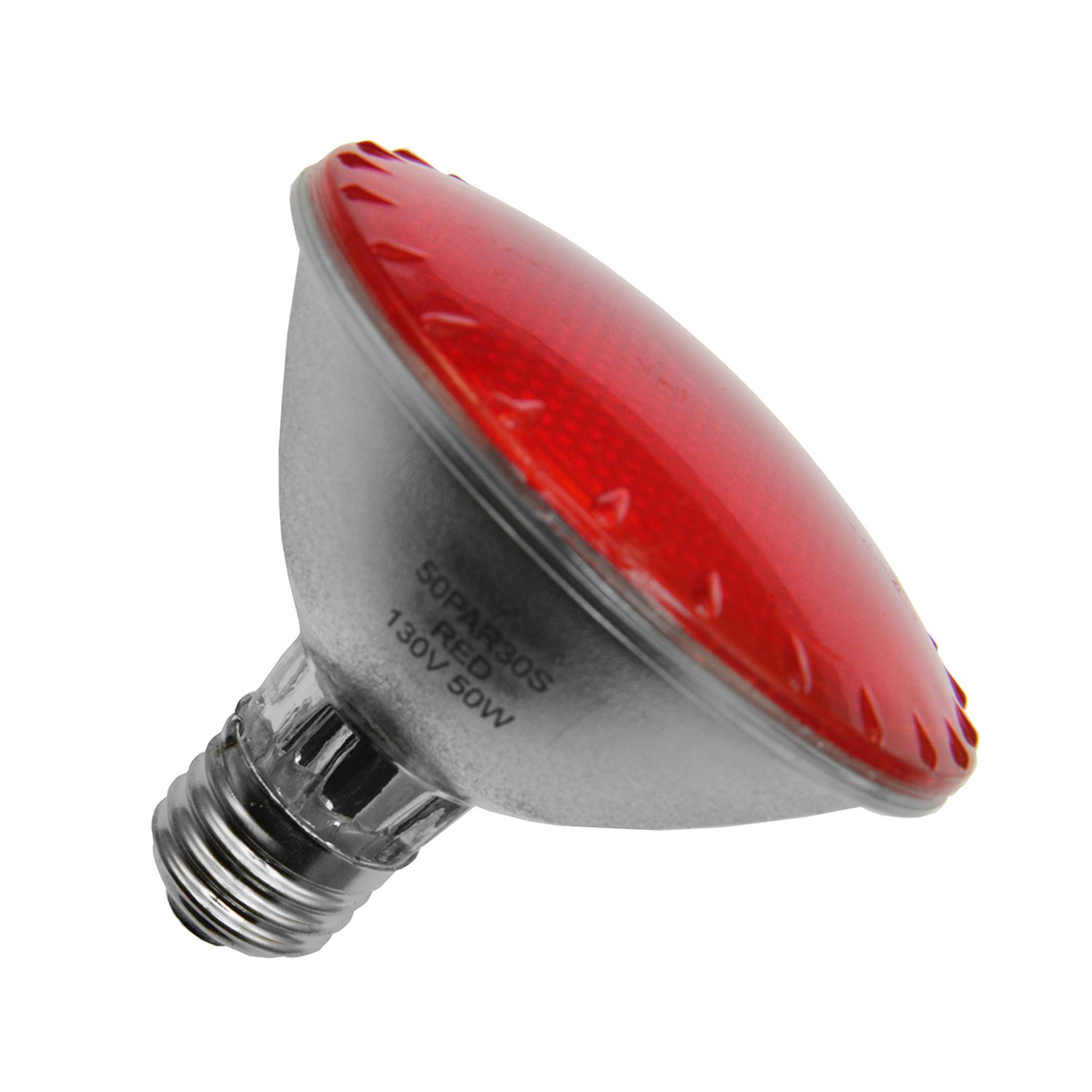 50PAR30S/RED Halogen PAR30 - 50PAR30S/RED - Norman Lamps