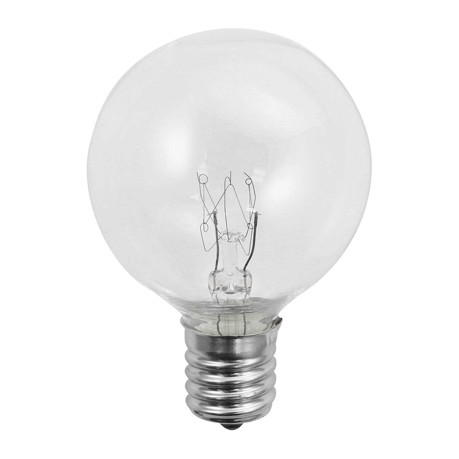7G16.5N-130V-INT 130V 7W Clear Glass E17 Intermediate Screw Base - 7G16.5N-130V-IN - Norman Lamps