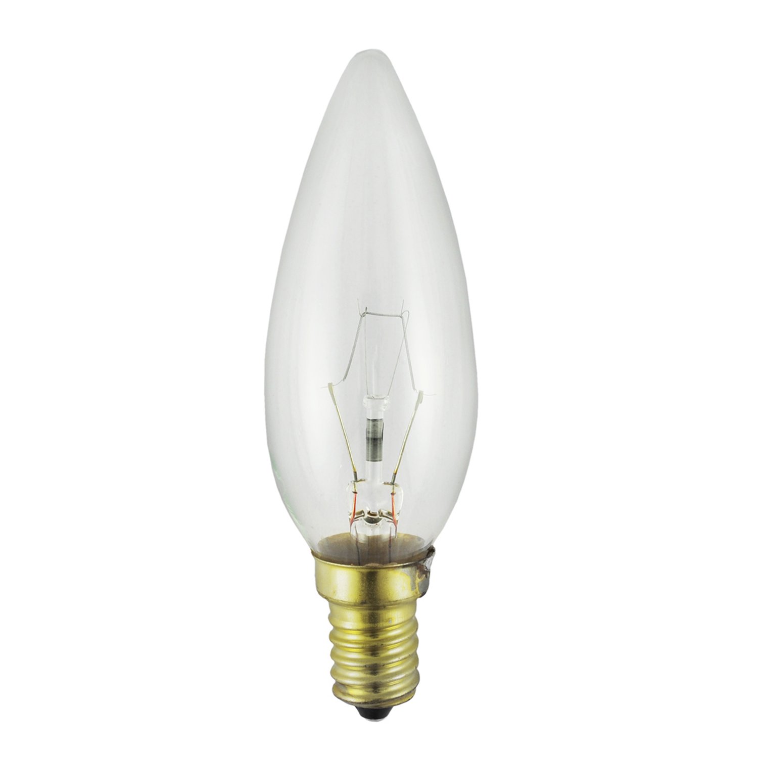 25E14TC-120V 25W E14 European Base Torpedo Tip - 25CTC/E14 - Norman Lamps