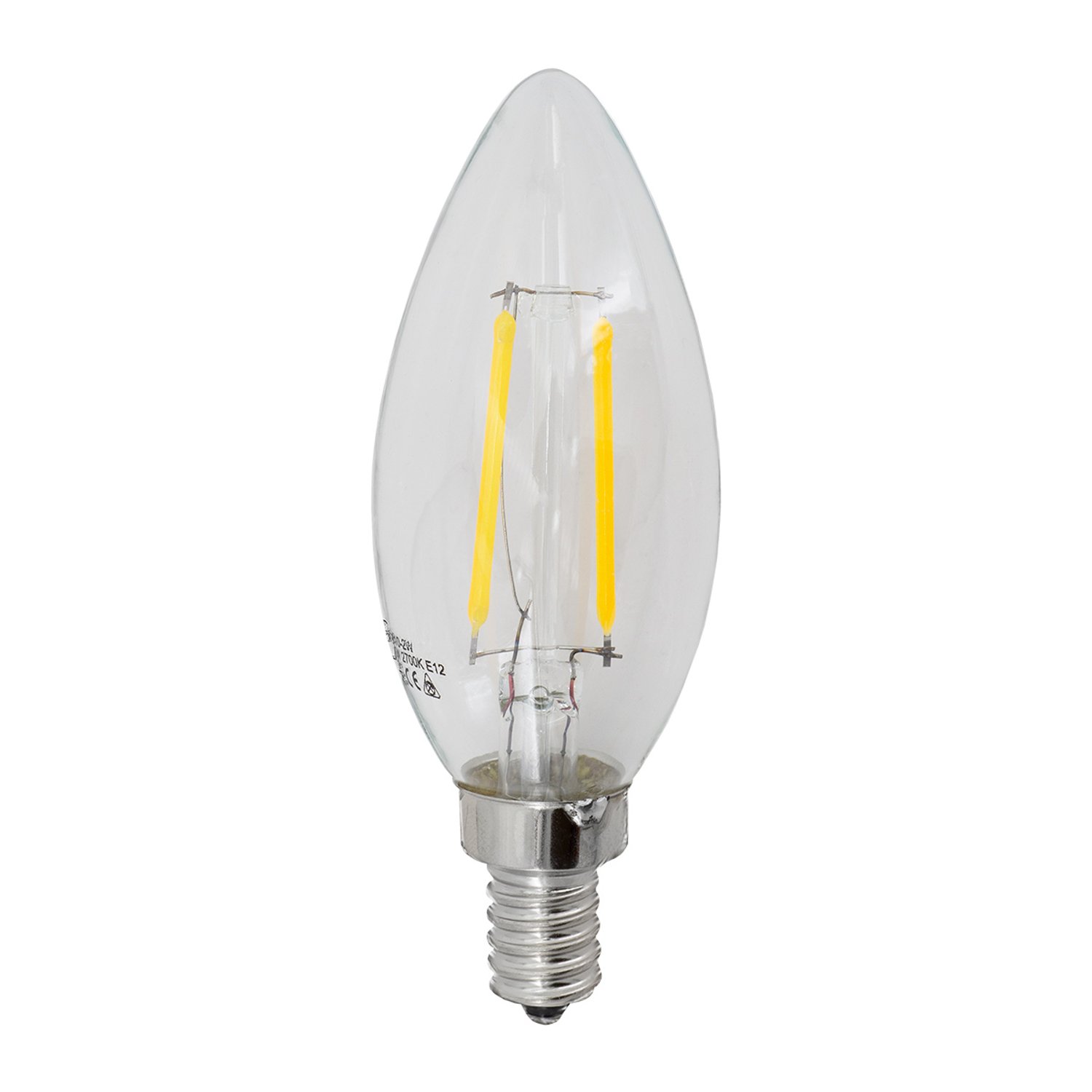LED-B10-2W-12V Torpedo-Tip 2700K Low Voltage - LED-B10-2W-12V - Norman Lamps