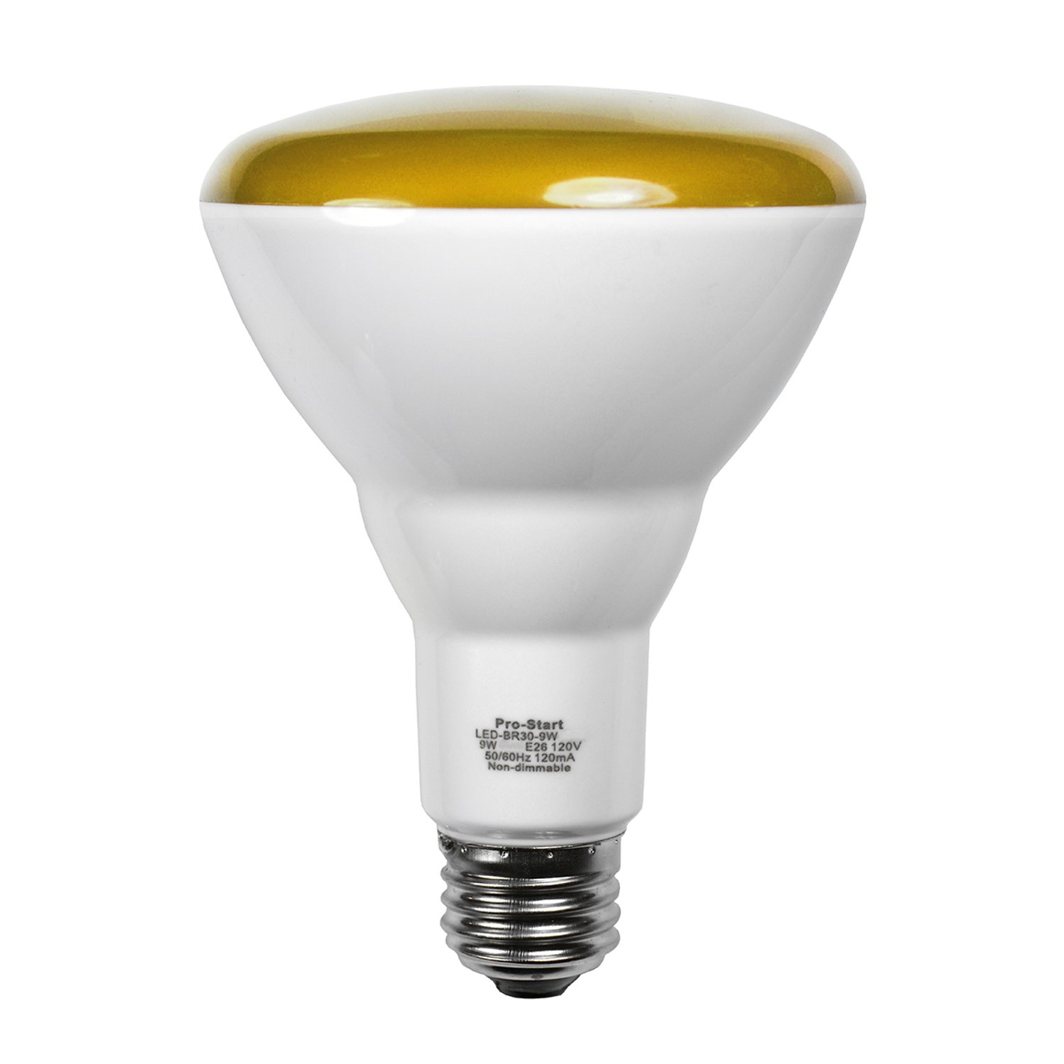 LED-BR30-9W YELLOW - LED-BR30-9W-YEL - Norman Lamps