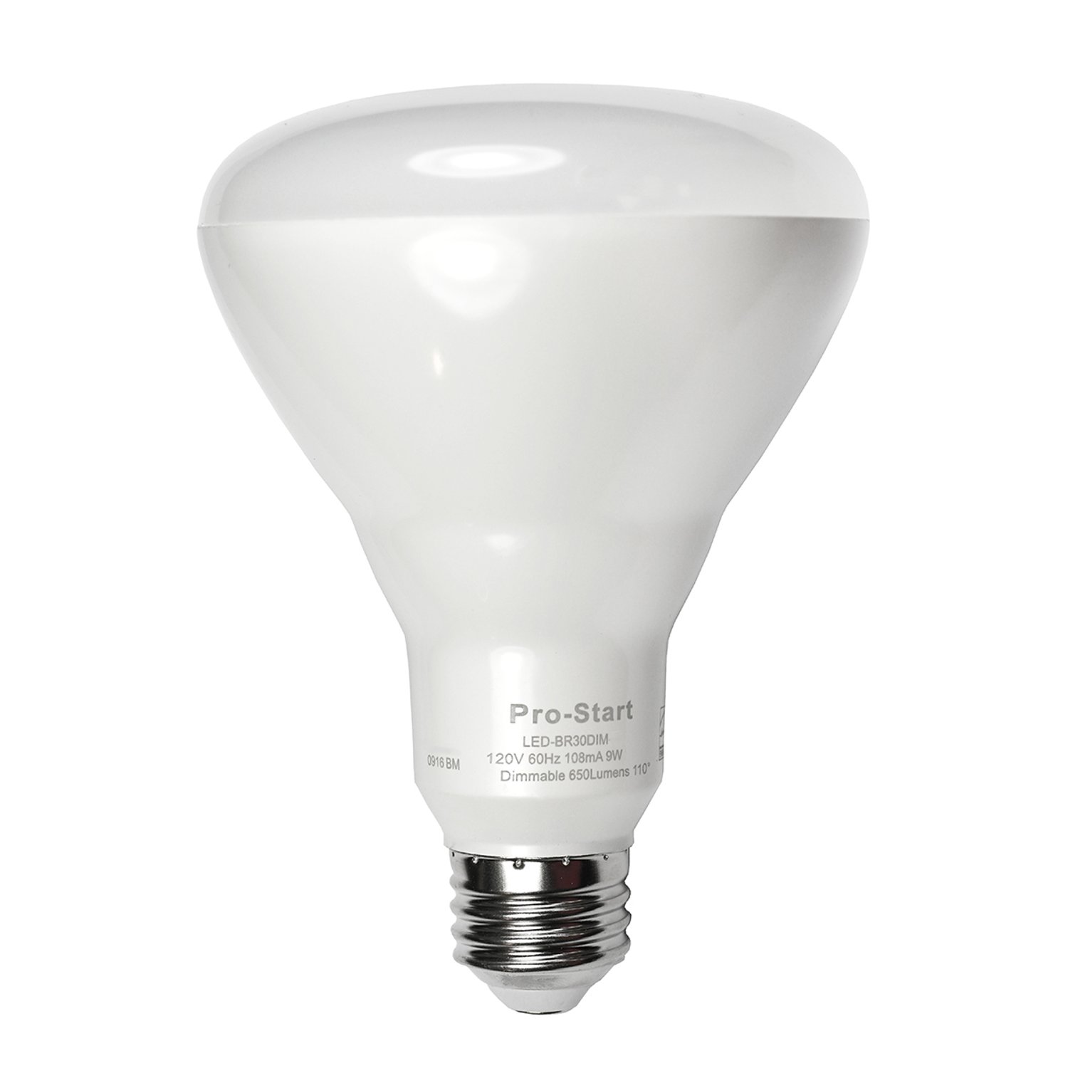 LED-BR30DIM-3K Warm-White 3000K - LED-BR30DIM-ES - Norman Lamps