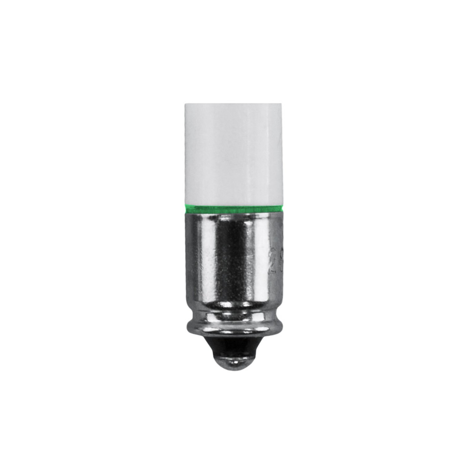 LED12MGG-DC Midget Screw Base 12V Green - LED12MGG-DC - Norman Lamps