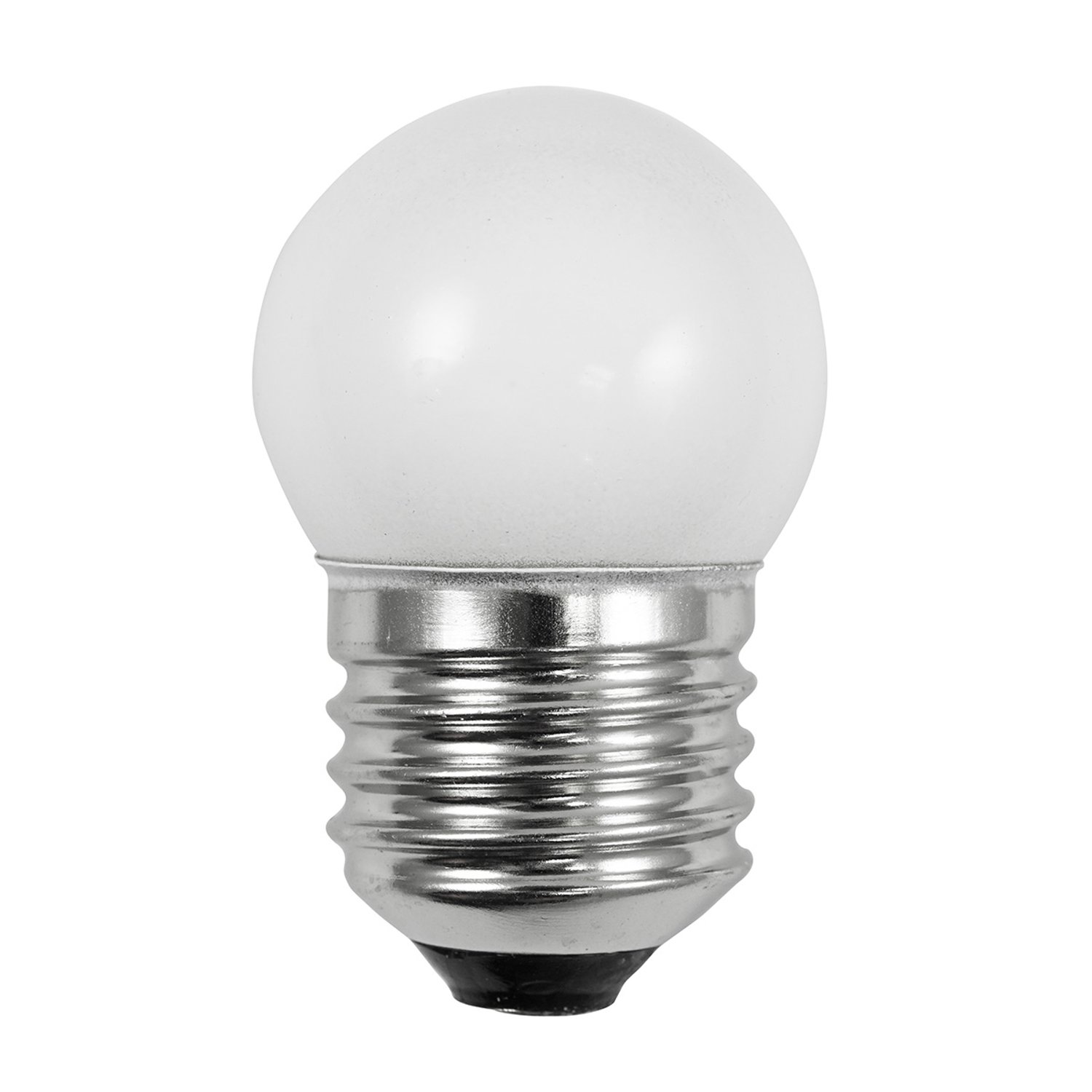 7.5S11-130V-CW Ceramic White 7.5W Incandescent Bulb Medium Screw Base - 7.5S11-130V-CW - Norman Lamps