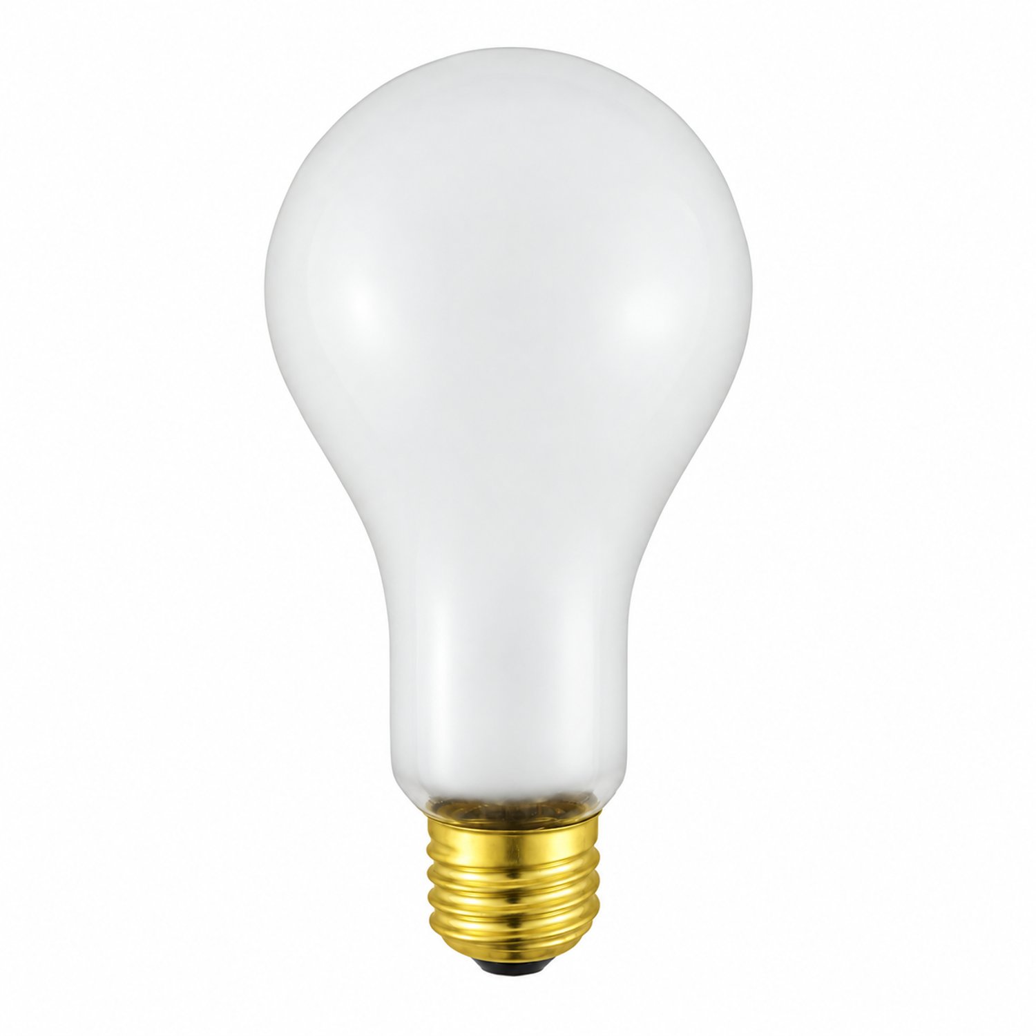 PFA-TS150A 130V 150W Frosted Glass A21 TUFF-COAT (TEFLON) High Temperature Shatter Containment - PFA-TS150A - Norman Lamps