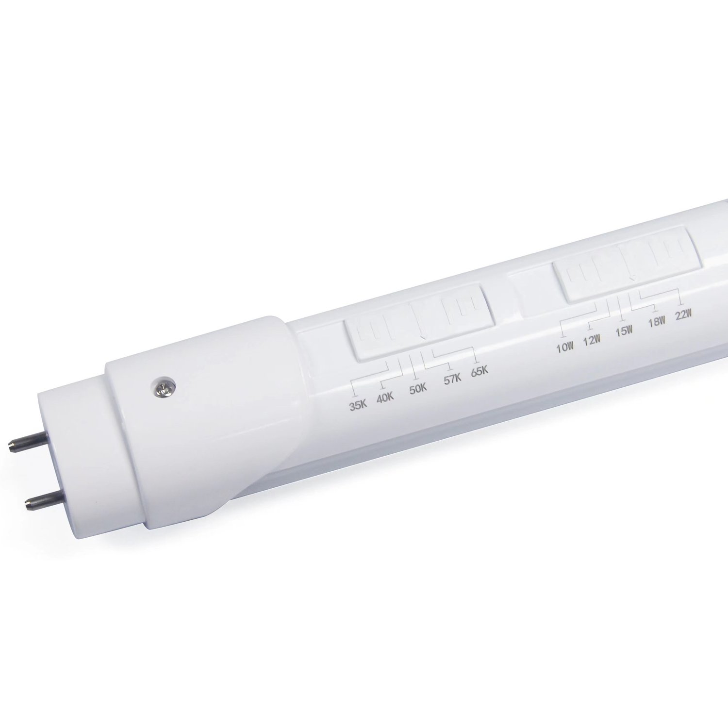 LED-4FT-5W-5CCT  A+B Plus Color Temp. & Power Selectable LED Tube - LED-4FT-5W-5CCT - Norman Lamps
