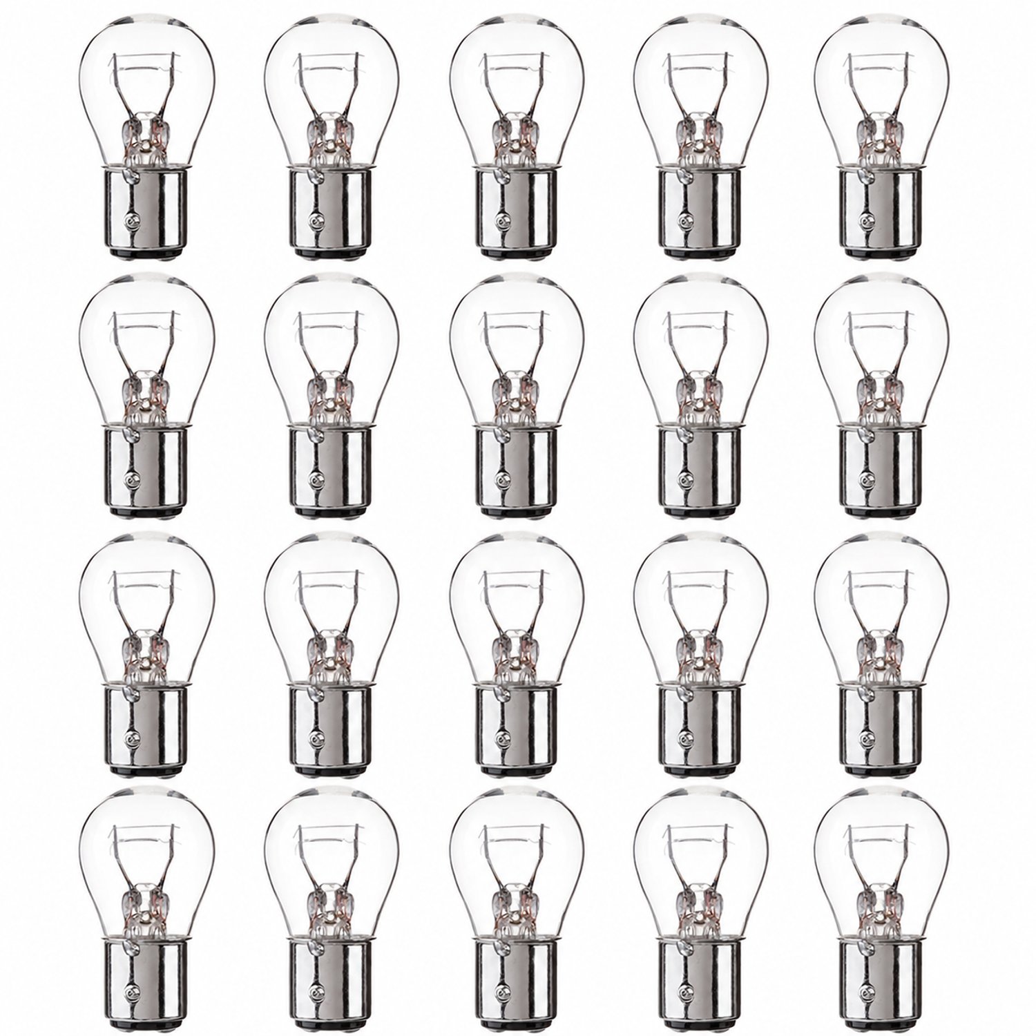 20 Pack 1157 Miniature Bulb 12.8V/12.8V - 27W/8W Double Filament - 1157-20pk - Norman Lamps