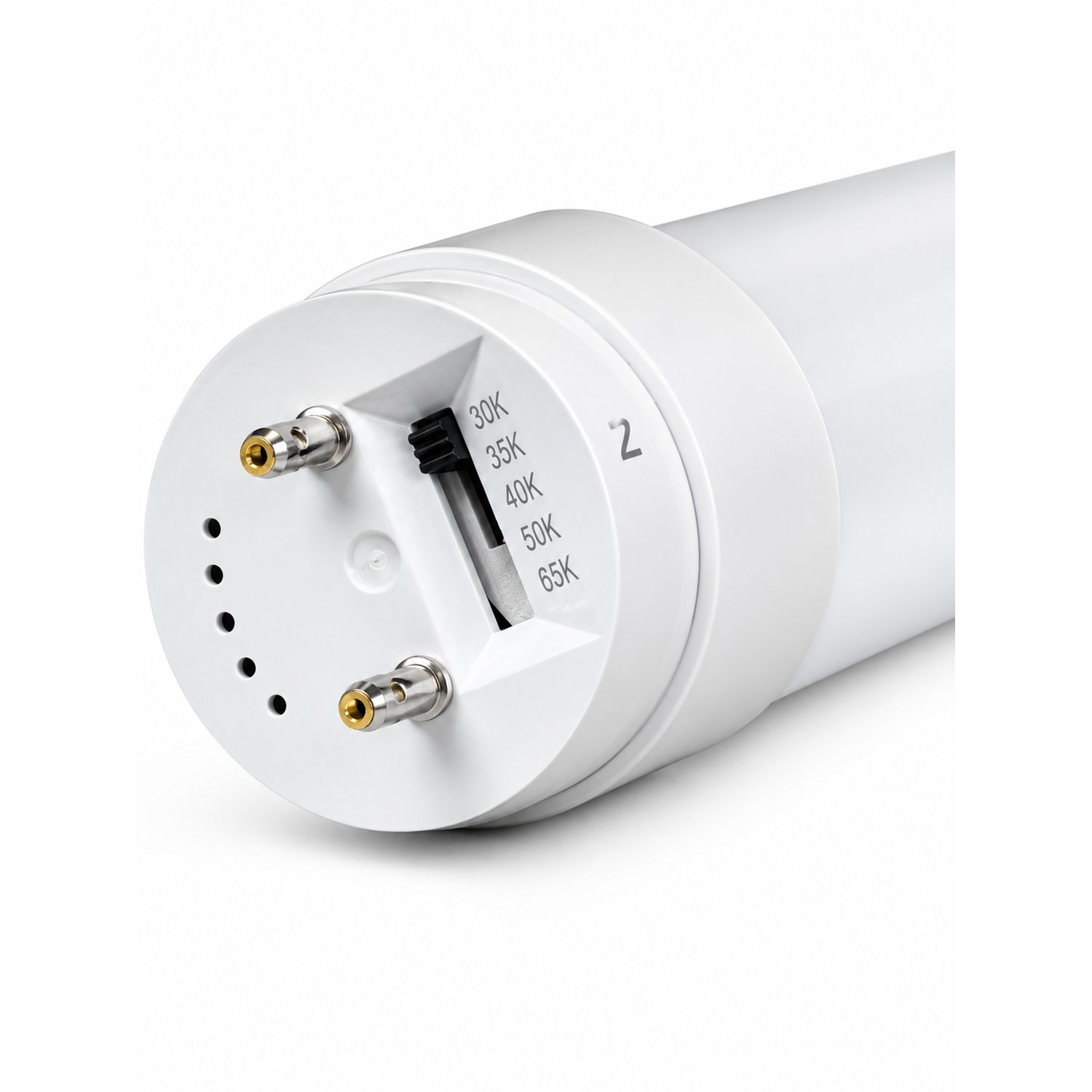 LED-T815-22SEL CCT Selectable LED Tube A+B Hybrid 15W 2200 Lumens 3K, 35K, 4K, 5K, 65K - LED-T815-22SEL - Norman Lamps