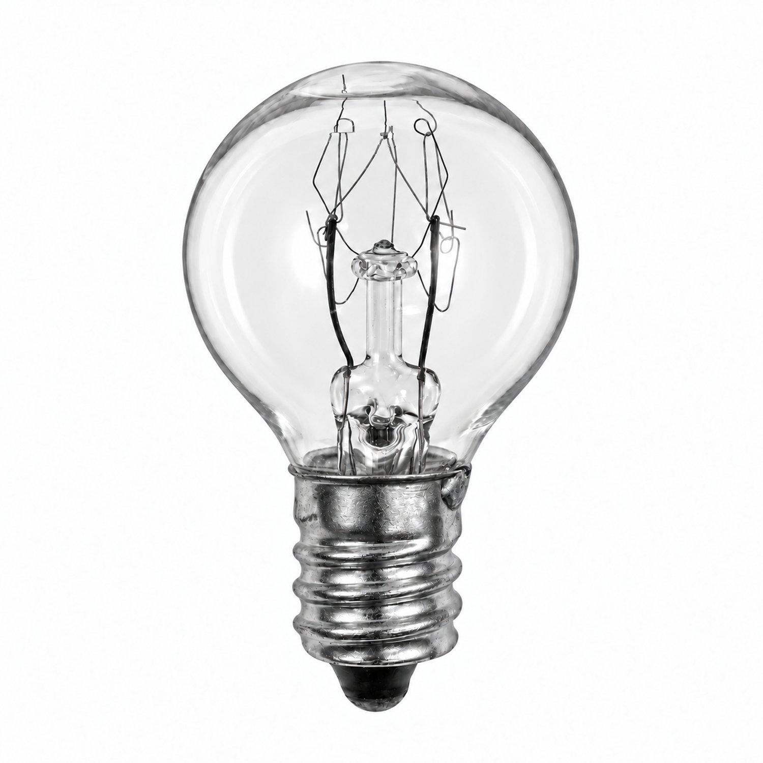 0.75" Inch Diameter - 5W 120V - E12 Candelabra Screw - Incandescent - 5G6-120V-CS Miniature Bulb 120V 5W - 5G6-120V-CS - Norman Lamps