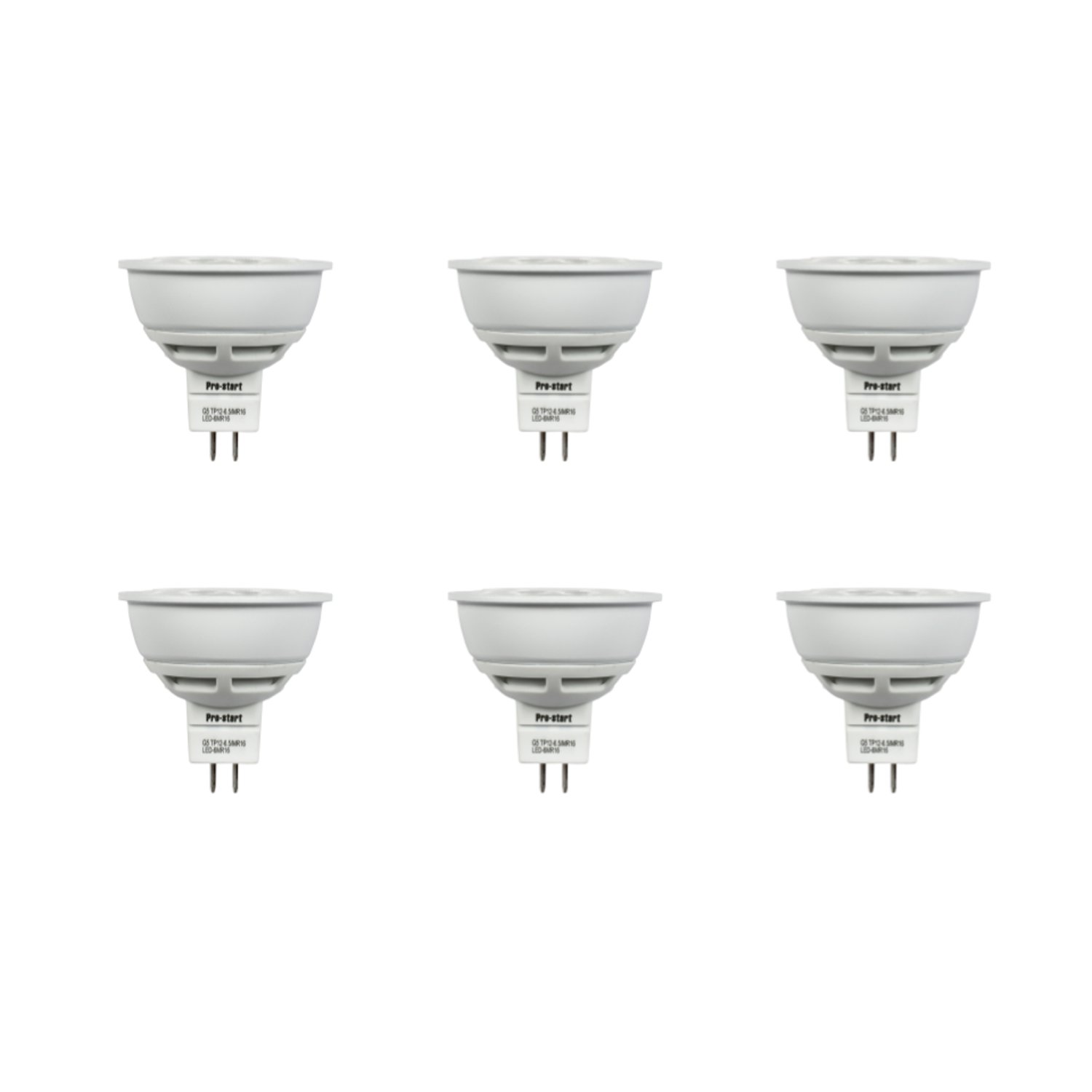 LED-6MR16DIM827-6PK Warm-White 2700K LED MR16 500 Lumens - 6 Pack - LED-6MR16DIM827-6PK - Norman Lamps