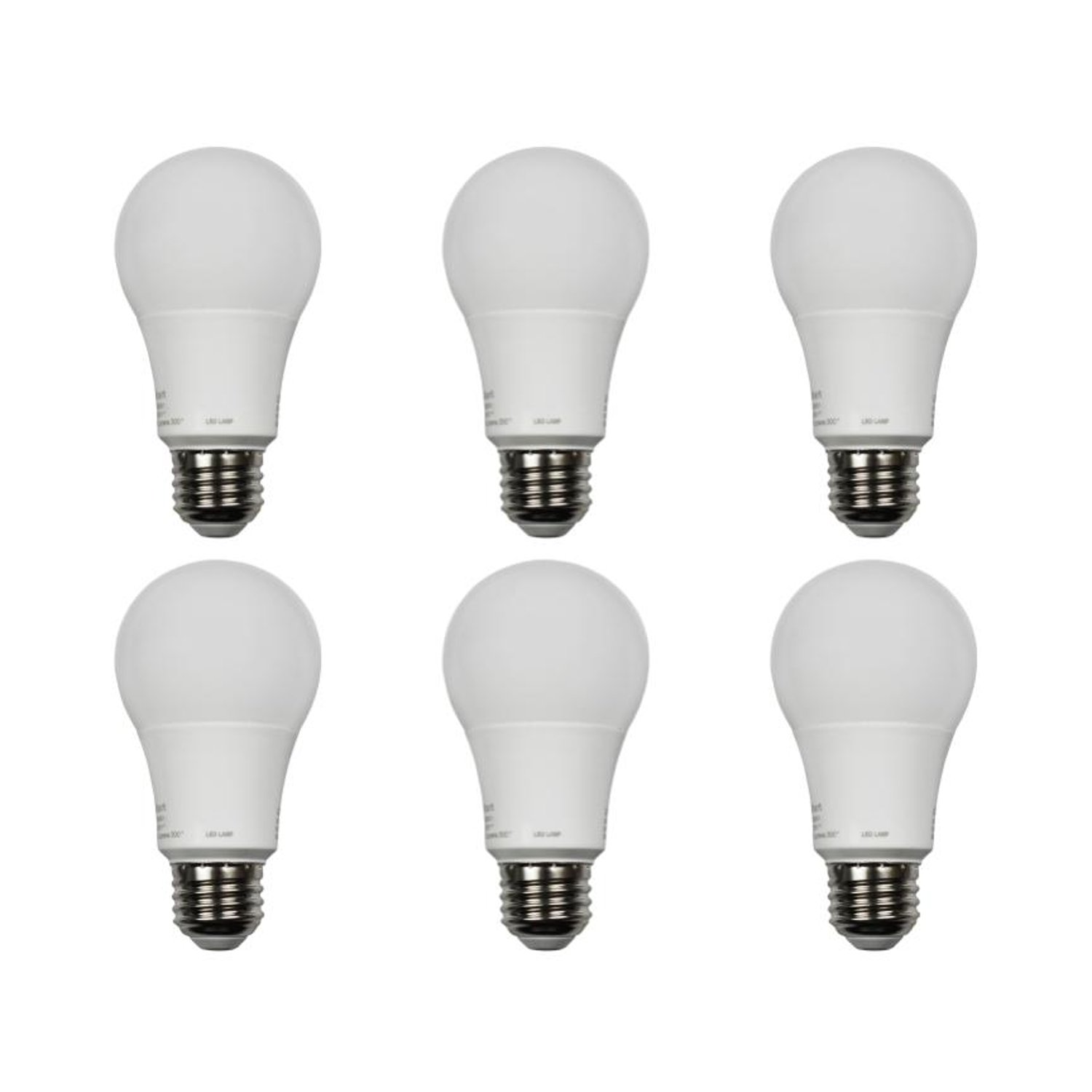 LED-A19OM-6W-27K Warm-White 2700K 6 PACK - LED-A19OM-6W-27-6PK - Norman Lamps