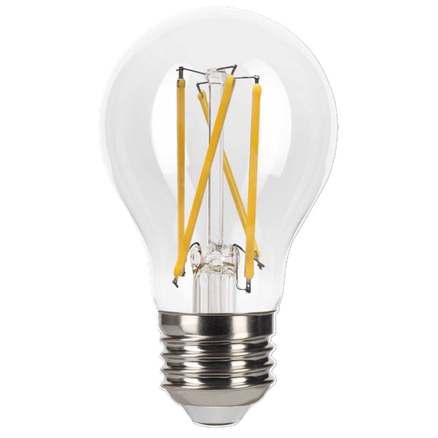 LED-FA19-8.8-27K Crystal Pure Clear Glass 8.8W 880 Lumens - LED-FA19-8.8-27 - Norman Lamps