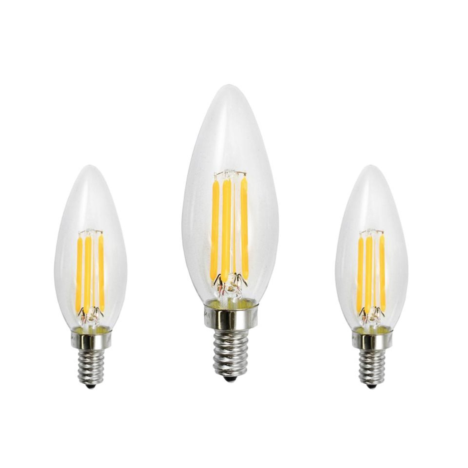 LED-FB10CTCD5.2 (3 PACK) Warm-White 2700K, 500 Lumens- Dimmable Decorative 3 PACK - LED-FB10CTCD5.2-3PK - Norman Lamps