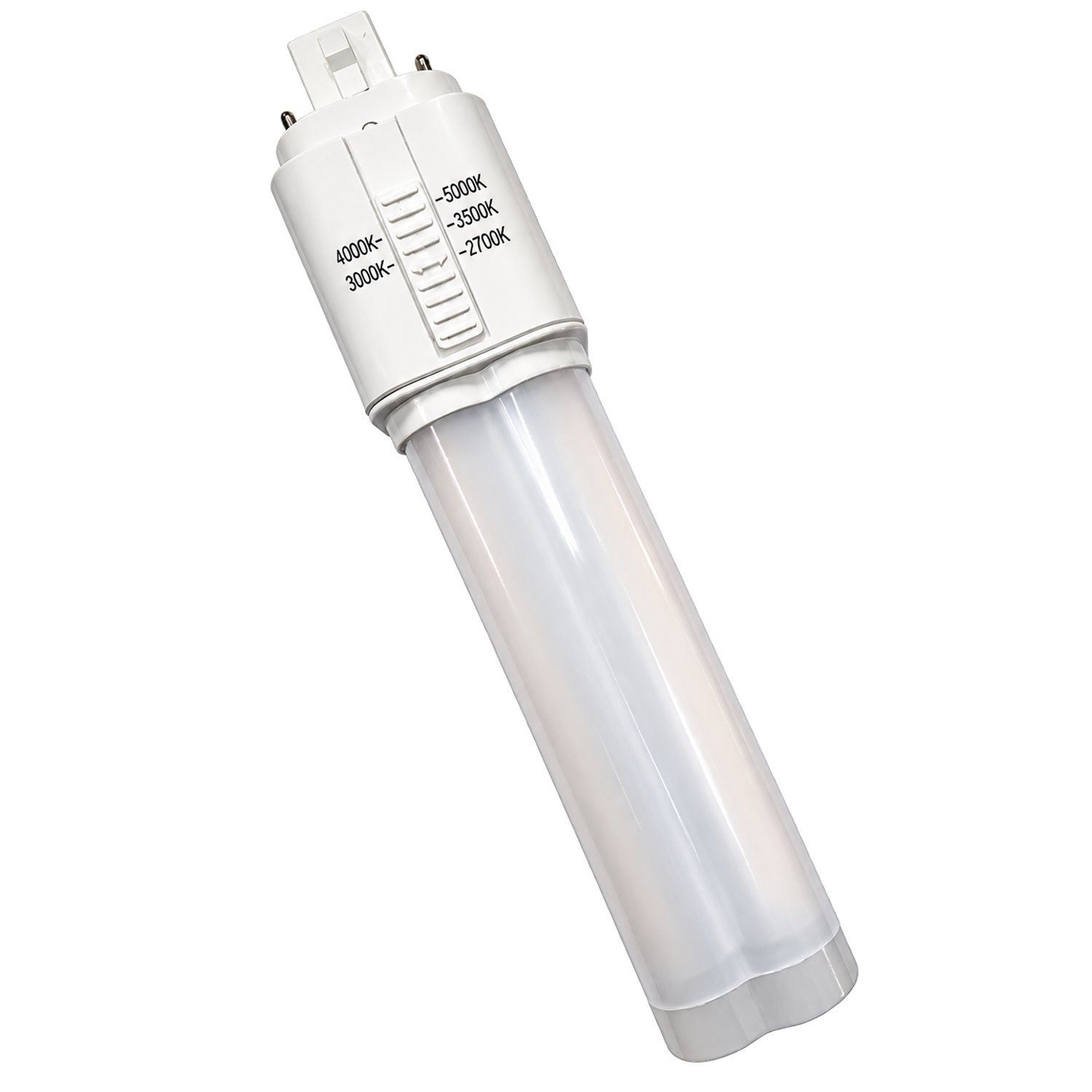1,200 Lumens 9W CCT Selectable – LED G24Q 4-Pin Bulb – Type A+B Hybrid – 120-277V G24Q-9W-HYB-SEL - G24Q-9W-HYB-SEL - Norman Lamps