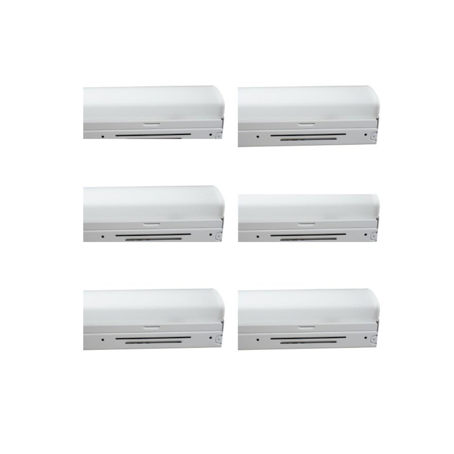 SNW2FT-25/20/15-6Pack  2 Foot LED Strip Light Fixture - 6 Pack - Multi Watt and Color Temp - SNW2FT-25/20/15-6Pack - Norman Lamps