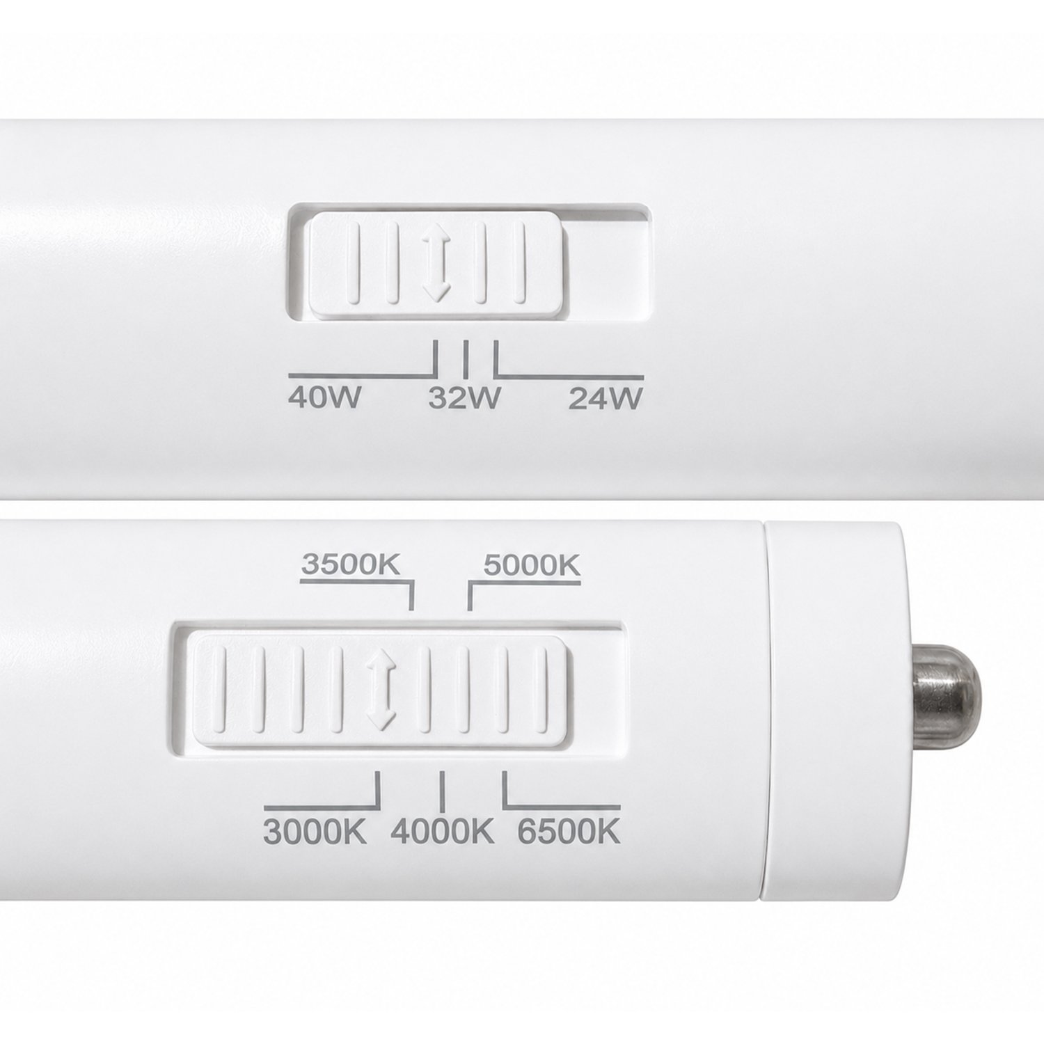 LED-T838-2PC-SEL Select 8 Type, 8 Foot LED Tube CCT Select & Power Selectable Selectable Base Type (Contacts): FA8 (Single Pin) R17d  (Recessed) T8 LED Tube 