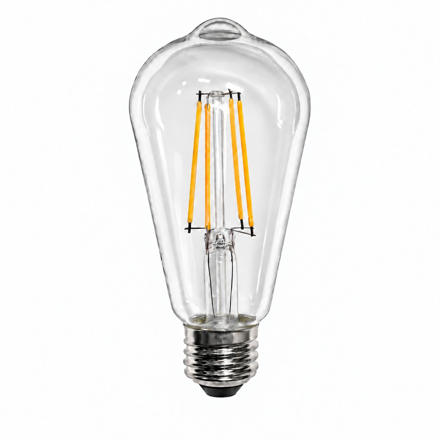 800 Lumens 8.8 Watt 2700K LED ST19 Filament Light Bulb E26 Base Dimmable 120V LED-ST19-9W-27K - LED-ST19-9W-27K - Norman Lamps