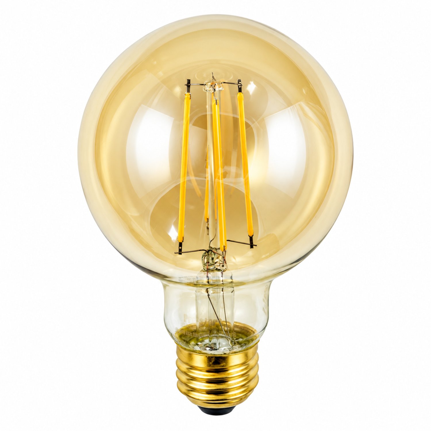 740 Lumens 8 Watt 2400K LED G25 Filament Globe Light Bulb E26 Medium Base Dimmable 120V LED-FG25-8W-24K - LED-FG25-8W-24K - Norman Lamps