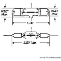 1970X Aircraft Bulb 28V 100W Halogen 1970X Aircraft Bulb 28V 100W Halogen - 1970X - Norman Lamps