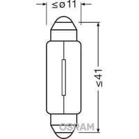OSRAM-6411 Festoon 12V 10W Osram OSRAM-6411 Festoon 12V 10W Osram - OSRAM-6411 - Norman Lamps