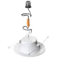 LED-DL6M-SEL90 LED DOWNLIGHT 6 INCH CAN  / SELECT WATTAGE AND COLOR 90+CRI - LED-DL6M-SEL90 - Norman Lamps