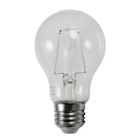 200 Lumens 2 Watt Blue LED A19 Filament Light Bulb E26 Medium Base Non-Dimmable 120V LED-FA19-BF-2W - LED-FA19-BF-2W - Norman Lamps