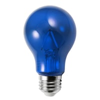 LED A19 Blue 6PK Transparent Glass LED A19 Blue 6PK Transparent Glass - LED-FA19-TB-2W/6PK - Norman Lamps