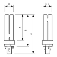 PLC-13W/41/USA - PLC-13W/41/USA - Norman Lamps