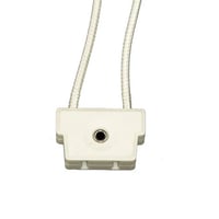 80-1690 Socket Ceramic w/Wire Leads 80-1690 Socket Ceramic w/Wire Leads - 80-1690 - Norman Lamps