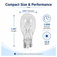 912 20 PACK Miniature bulb 12.8v - 912-20pk - Norman Lamps
