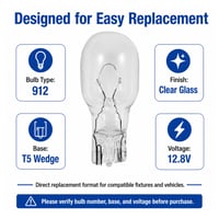 912 20 PACK Miniature bulb 12.8v - 912-20pk - Norman Lamps