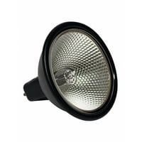 FMW/B/FG - Ushio 1000568 - Black Reflector - 12V 35W  MR16 Halogen - Limited stock - Closeout - FMW/B/FG - Norman Lamps