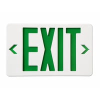 CXT-01-120R/G LED EXIT SIGN Selectable RED/GREEN - Double or Single Sided -120/277 Volt CXT-01-120R/G LED EXIT SIGN Selectable RED/GREEN - Double or Single Sided -120/277 Volt - CXT-01-120R/G - Norman Lamps