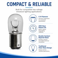 20 Pack 1004 Miniature 12.8V 12W 20 Pack 1004 Miniature 12.8V 12W - 1004-20pk - Norman Lamps