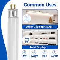 6 PACK F13T5-CW 6 PACK F13T5-CW - F13T5-CW-6pk - Norman Lamps