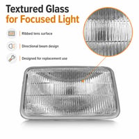 H4656 Halogen Sealed Beam Headlamp 165mm - SB-H4656 - Norman Lamps