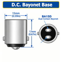 XE50DC-120V XENON BULB 50W DC BAYONET BASE CLEAR XE50DC-120V XENON BULB 50W DC BAYONET BASE CLEAR - XE50DC-120V - Norman Lamps
