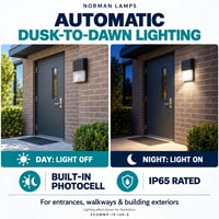 1650 Lumen - Bronze -15 Watt - Color Selectable 27K, 3K, 35K, 4K, 5K - LED Mini Wall Pack Fixture - With Photo Cell 1650 Lumen - Bronze -15 Watt - Color Selectable 27K, 3K, 35K, 4K, 5K - LED Mini Wall Pack Fixture - With Photo Cell - ECOMWP-15-120-5 - Norman Lamps