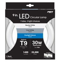 1400 Lumens 16 Watt 3500K/4000K/6500K SEL 9 in. LED T9 Circline Light Tube G10q 4-Pin Type A Ballast Compatible Non-Dimmable FC9/3CCT/LED 1400 Lumens 16 Watt 3500K/4000K/6500K SEL 9 in. LED T9 Circline Light Tube G10q 4-Pin Type A Ballast Compatible Non-Dimmable FC9/3CCT/LED - FC9/3CTT/LED - Norman Lamps