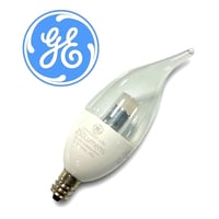 LED4/CAC/CFF/24 GE Brand 89934 CLEAR   4.5 Watt 250 Lumens E12 Base - LED4/CAC/CFF/24 - Norman Lamps