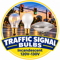 TS100A  130V 100W Incandescent Traffic Signal Bulb - TS100A - Norman Lamps
