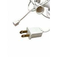 100 ft. E17 Intermediate Base String Light Cord White Wire 12 in. Socket Spacing E17/W/10012 - C9 E17 - Christmas Holiday String 100 ft. E17 Intermediate Base String Light Cord White Wire 12 in. Socket Spacing E17/W/10012 - C9 E17 - Christmas Holiday String - E17/W/10012 - Norman Lamps