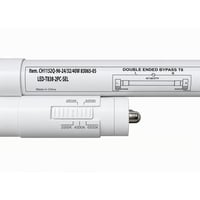 LED-T838-2PC-SEL-10Pack  8 Foot LED Tube - 2 piece for easy shipment - Operates without ballast- Select Power and CCT - LED-T838-2P-SEL - Norman Lamps