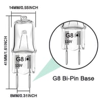 XE20GY8-120V 20W Xenon Bulb - XE20GY8-120V - Norman Lamps