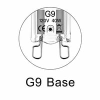 Q40G9-230V Halogen 230V 40W G9 Loop Pin Base Clear Glass Q40G9-230V Halogen 230V 40W G9 Loop Pin Base Clear Glass - Q40G9-230V - Norman Lamps