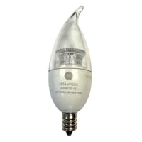 LED3/CAC/C3/OT GE Brand 39694 CLEAR  2.8 Watt 185 Lumens E12 Base - LED3/CAC/C3/OT - Norman Lamps