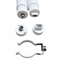LED-T838-2PC-SEL Select 8 Type, 8 Foot LED Tube CCT Select & Power Selectable Selectable Base Type (Contacts): FA8 (Single Pin) R17d  (Recessed) T8 LED Tube 